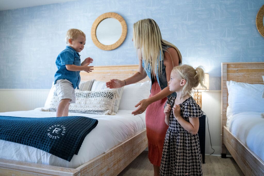 Double Queen rooms at Fresh Coast Motel