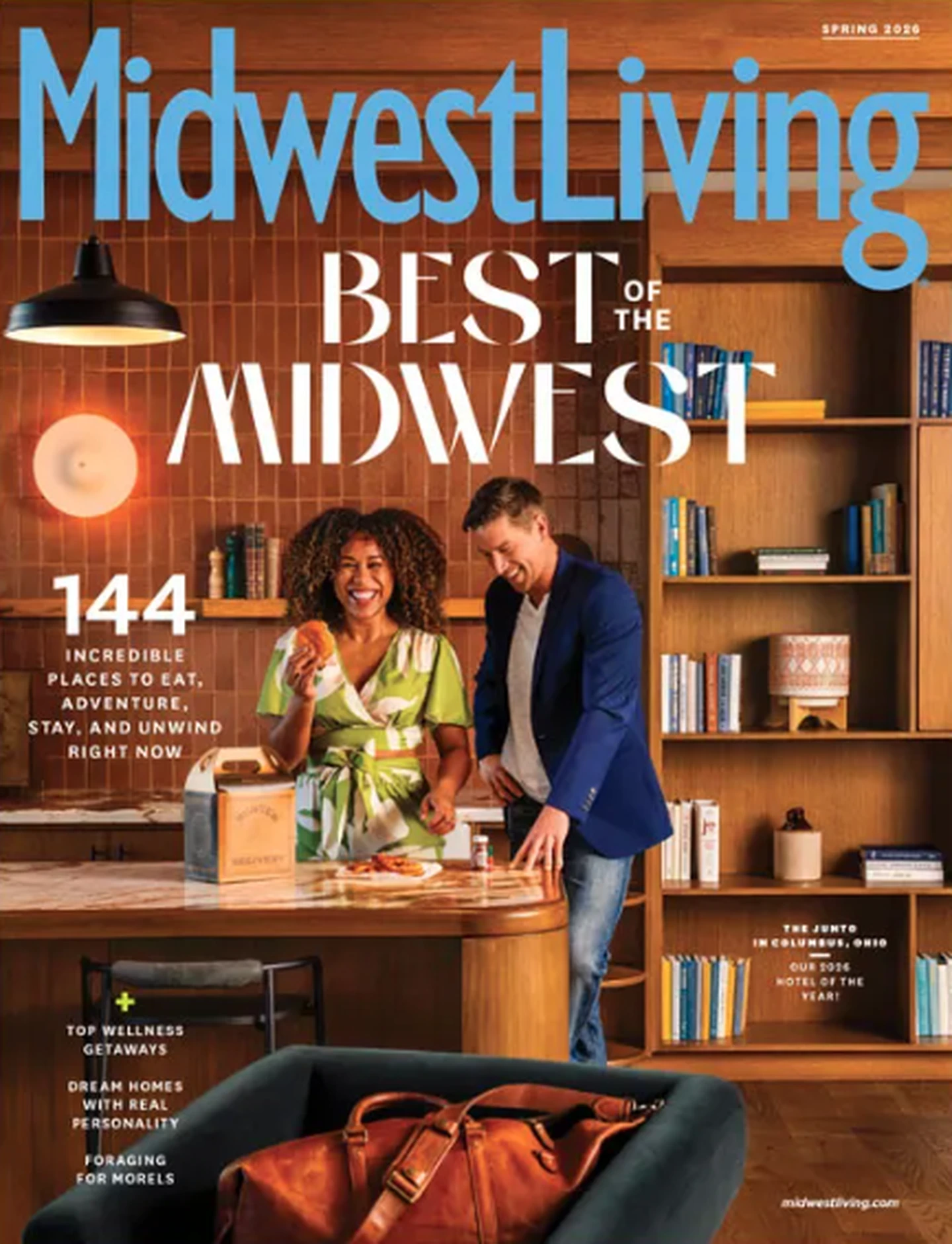 Midwest Living Spring 2026 cover - Fresh Coast Motel featured in print